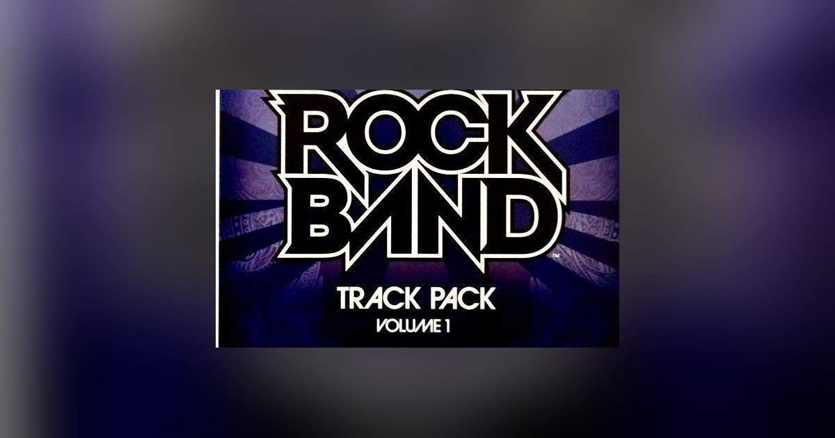 Rock Band Track Pack Vol. 1 Video Game VideoGameGeek