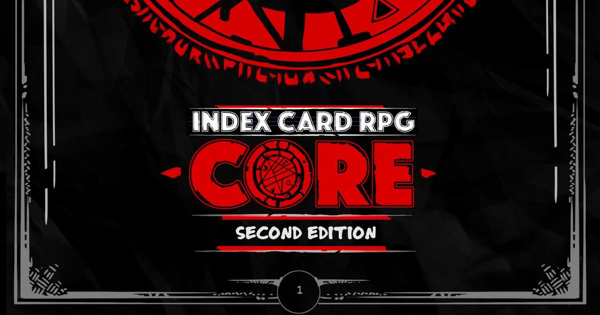 Index Card RPG Core (Second Edition) RPG Item RPGGeek
