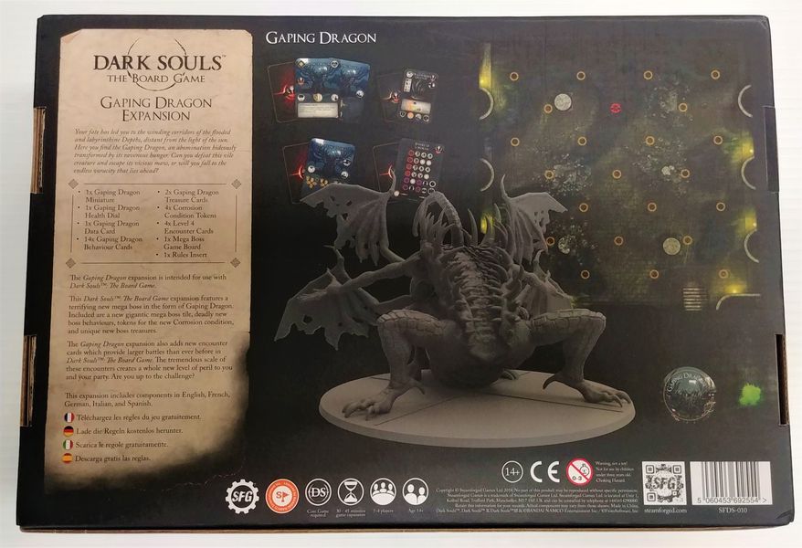 Dark Souls The Board Game Gaping Dragon Boss Expansion Image Boardgamegeek