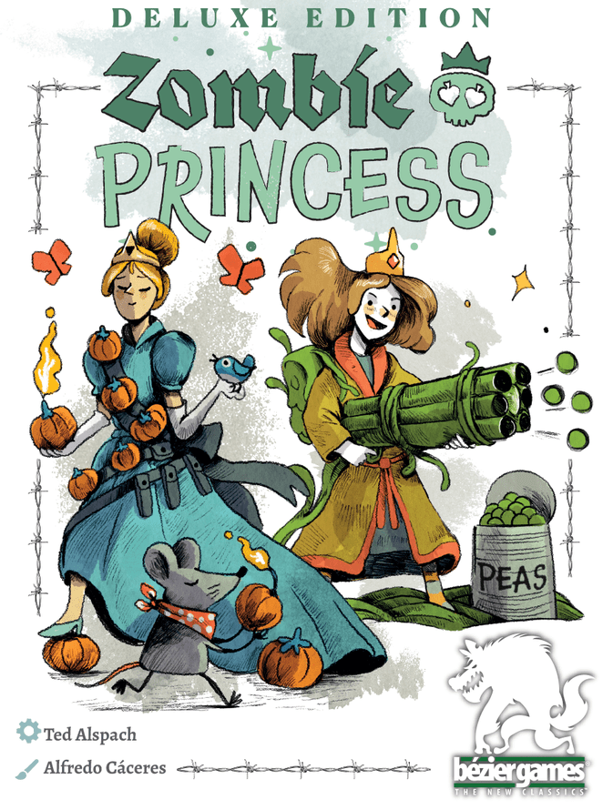 Zombie Princess gioco da tavolo trick-taking horror per 3-6 giocatori - copertina ufficiale Bezier Games
