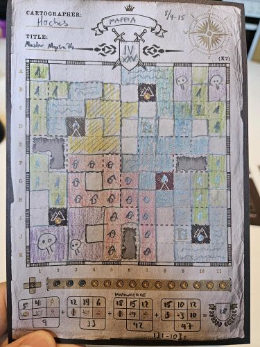 Cartographers Map Pack Solo Challenge #12 - April 2025 | Cartographers