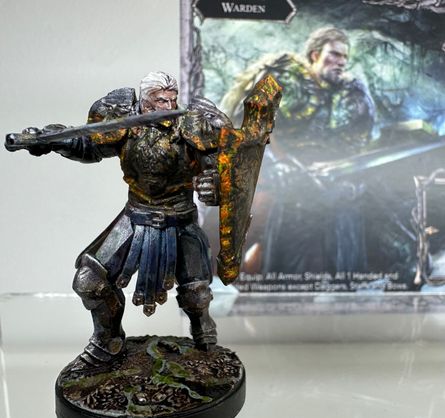 Oathsworn: Into the Deepwood Warden Tiny Plastic Creatures