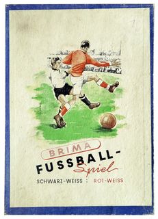 Fußballspiel Schwarz-Weiß: Rot-Weiß