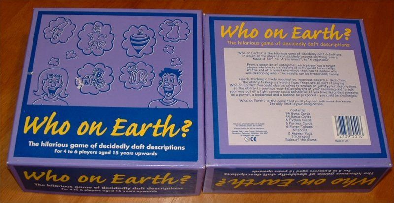 Who on Earth?