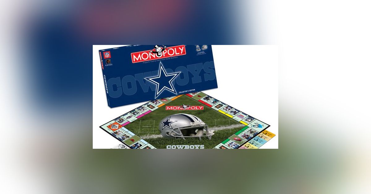 Monopoly Dallas Cowboys Board Game BoardGameGeek