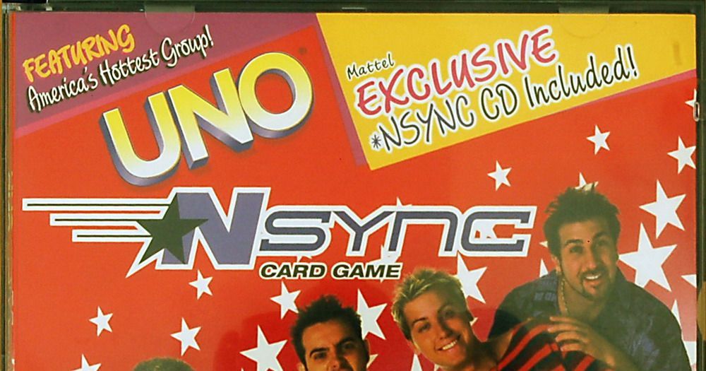 UNO NSync Board Game BoardGameGeek