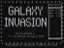 Video Game: Galaxy Invasion