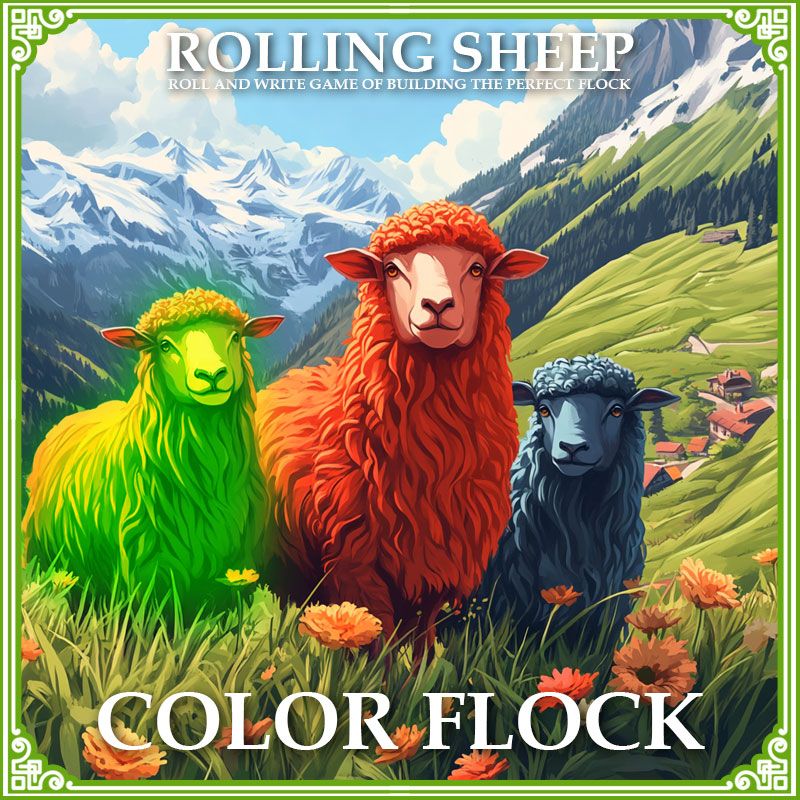 Rolling Sheep: Color Flock