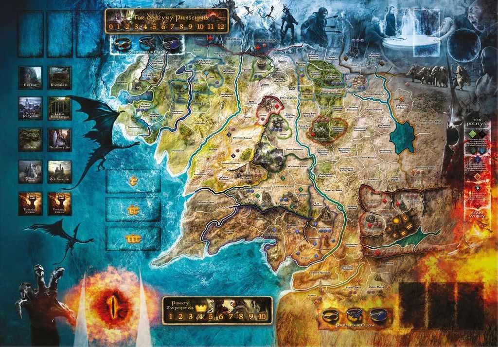 Custom playmat War of the Ring Second Edition