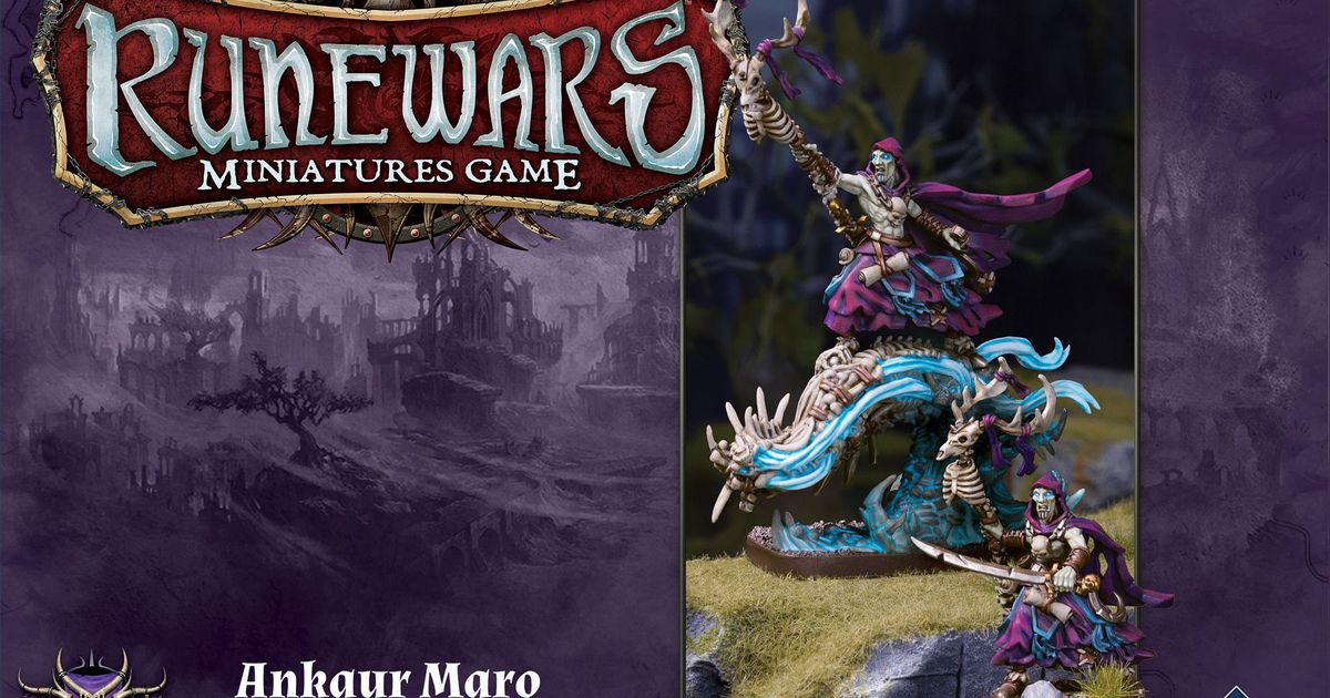 Asmodee Runewars Miniaturspiel – Ankaur Maro Erweiterung, Für 2 Spieler, Strategisches Fantasy-Spiel