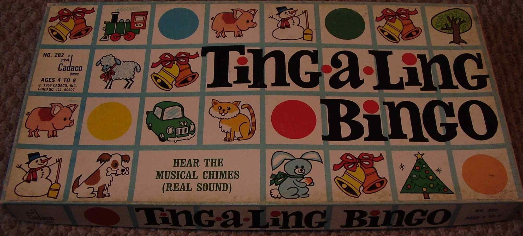 Ting-A-Ling Bingo doboz