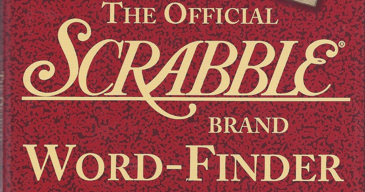 Scrabble Word Finder Board Game Accessory BoardGameGeek