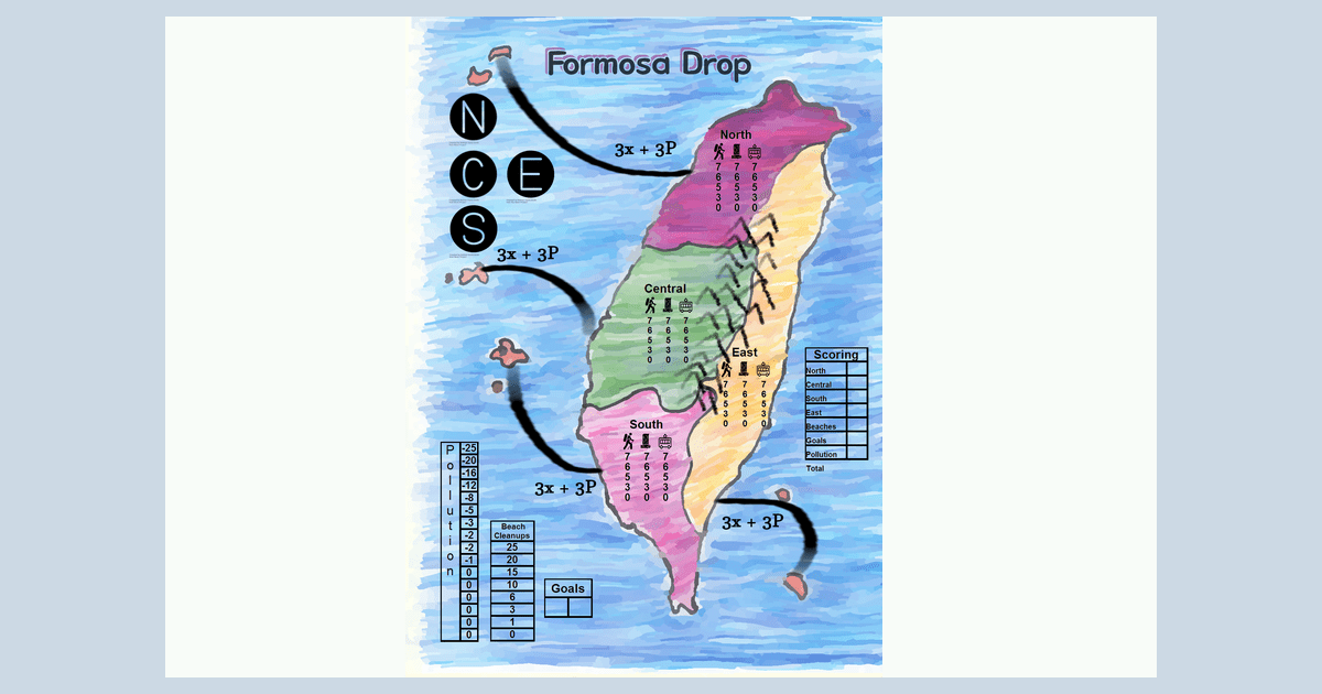 Print and Play: Formosa Drop | Juegos Roll & Write | BoardGameGeek