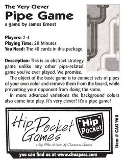 The Very Clever Pipe Game