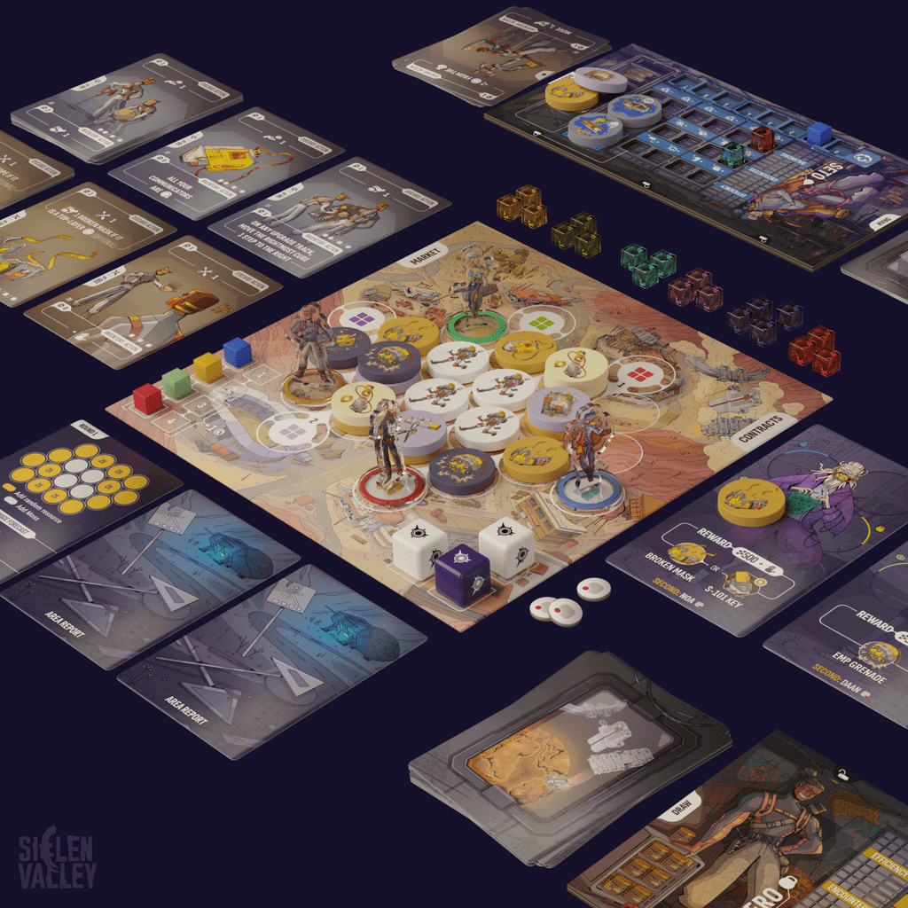 Illustration 2 de Siclen Valley | Deck-building Board Game & Book
