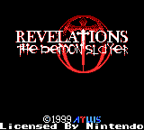 Video Game: Revelations: The Demon Slayer