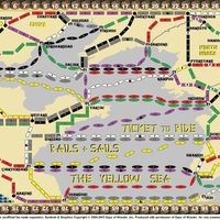 Yellow Sea (fan expansion for Ticket to Ride: Rails and Sails)