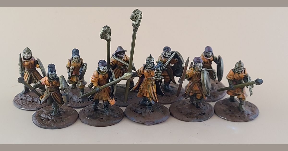 Circle of Chains progress. Plaztiik WarKriimes BoardGameGeek