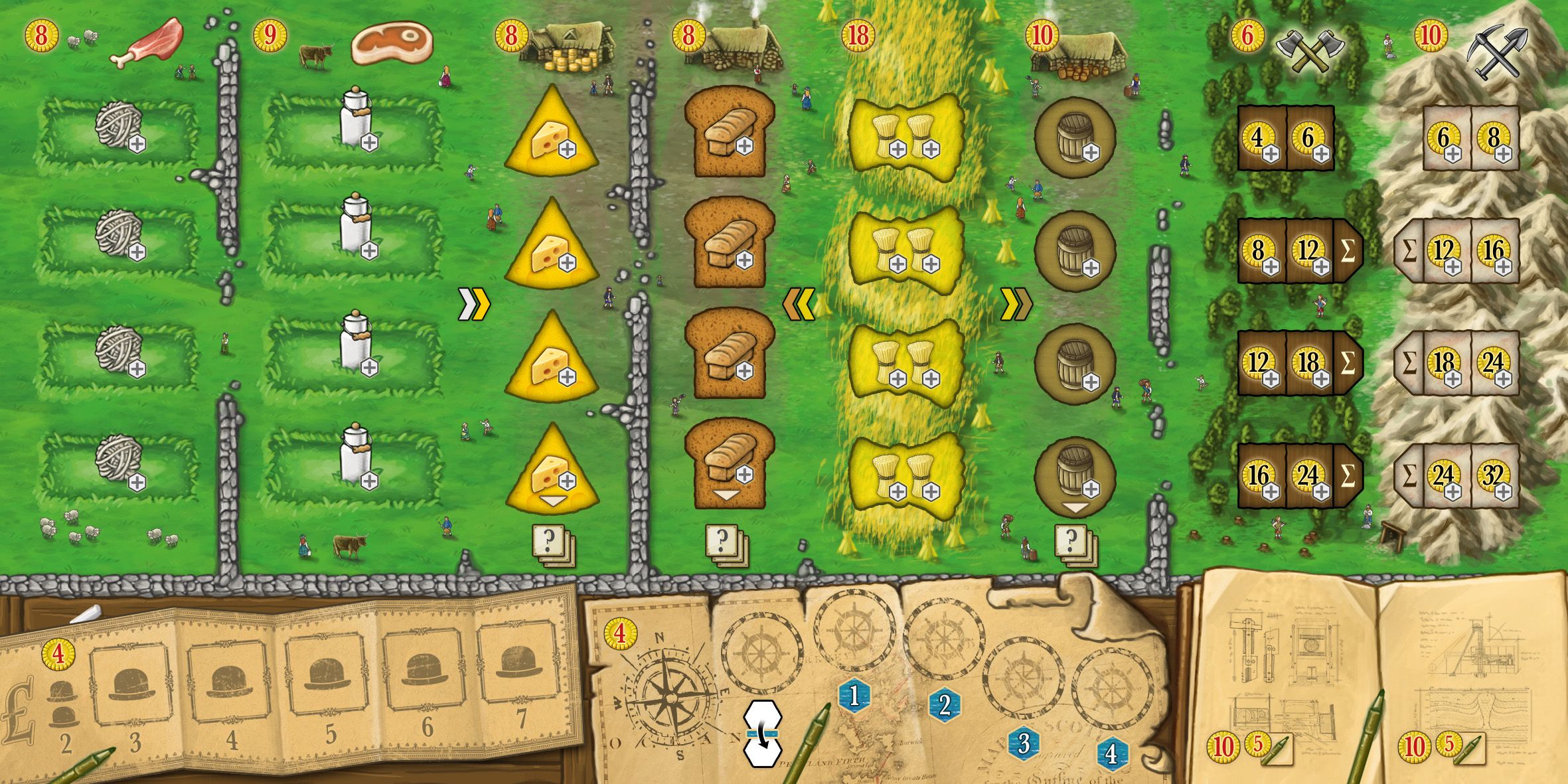 ボードゲーム　クランズ オブ カレドニア 日本語版 (Clans of Caledonia) sutapido_bgg025.jpg