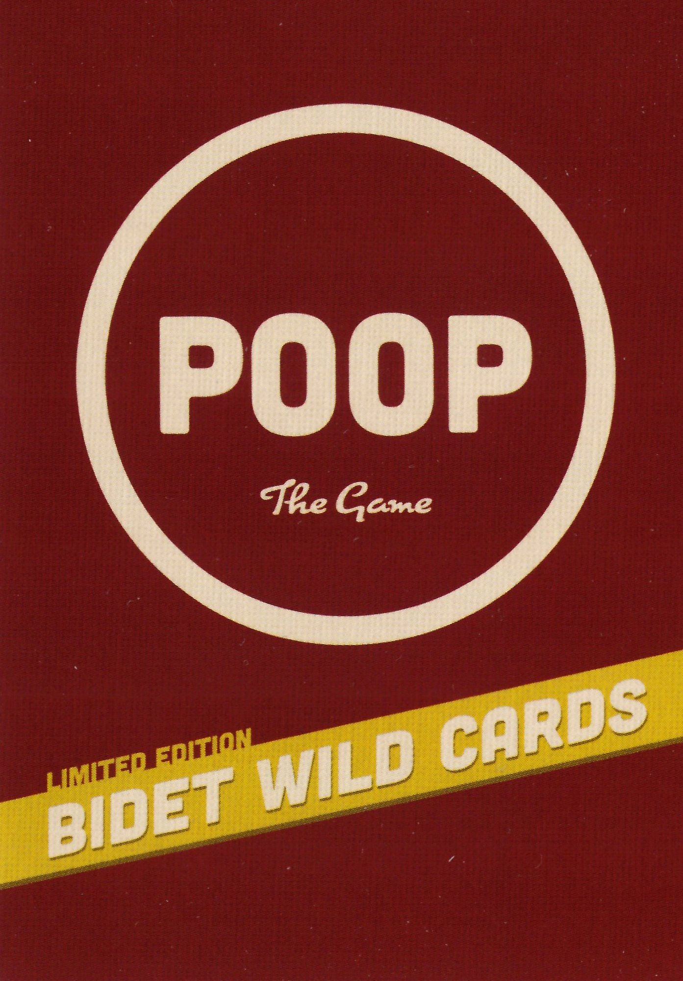 POOP: The Game Limited Edition Bidet Wild Cards