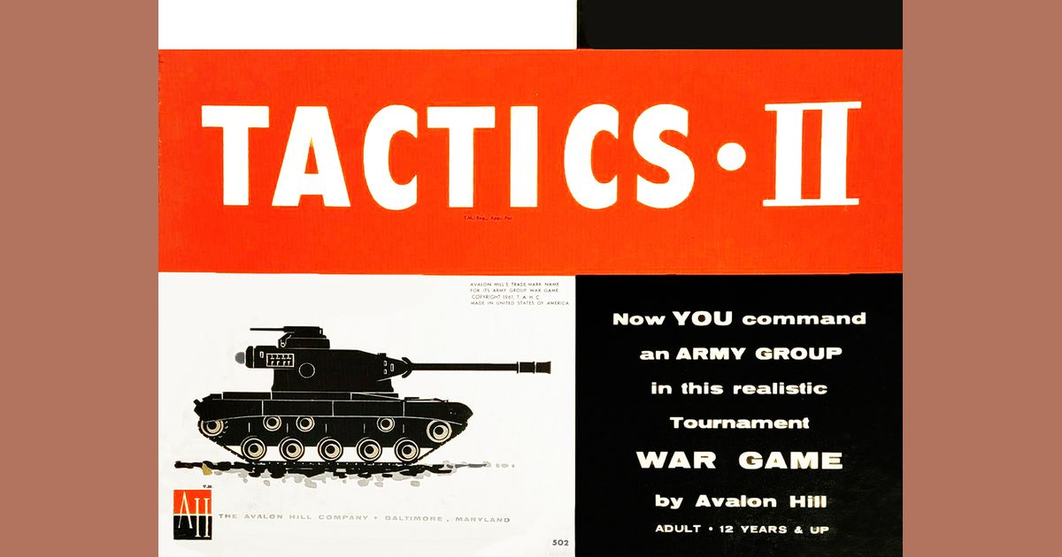 Tactics II mapboard in digital format | Tactics II