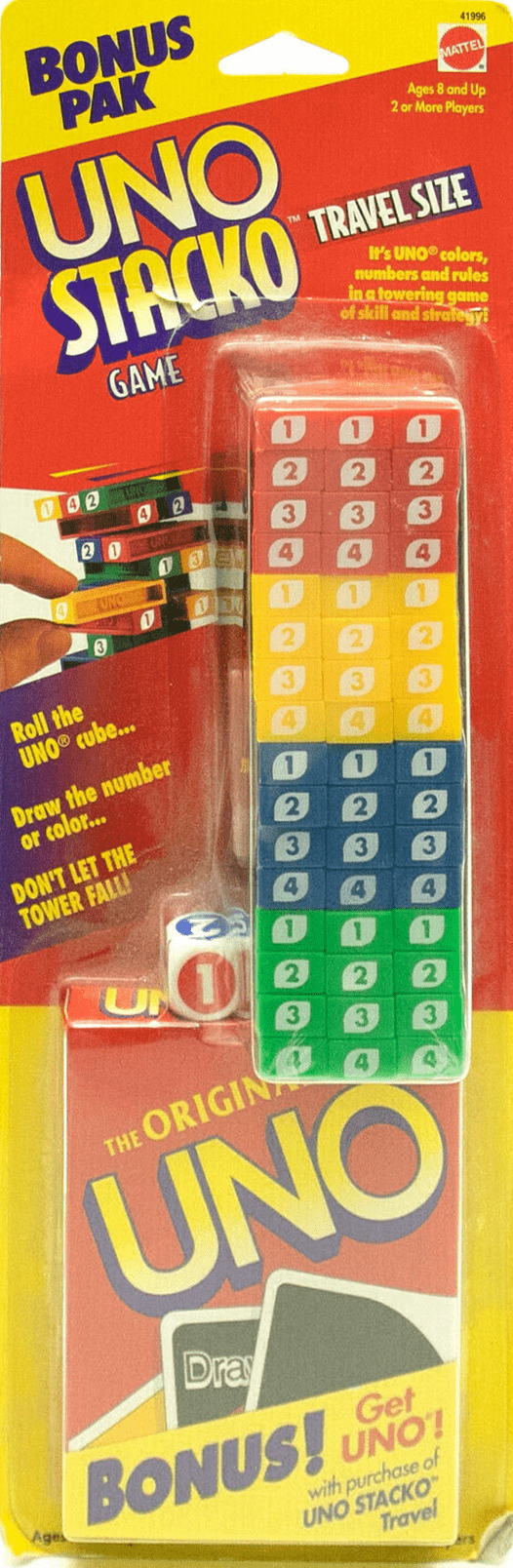 UNO Stacko Travel Size Bonus Pak