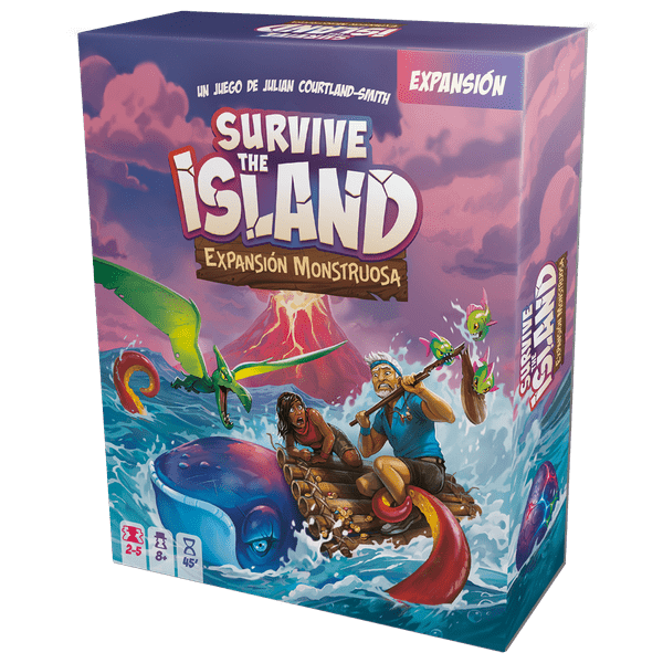 Survive The Island: Expansión Monstruosa - Spanish Edition (Front Cover, image provided by the publisher)
