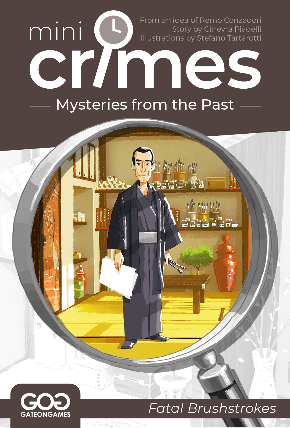 Cover art for Mini Crimes: Mysteries from the Past – Fatal Brushstrokes