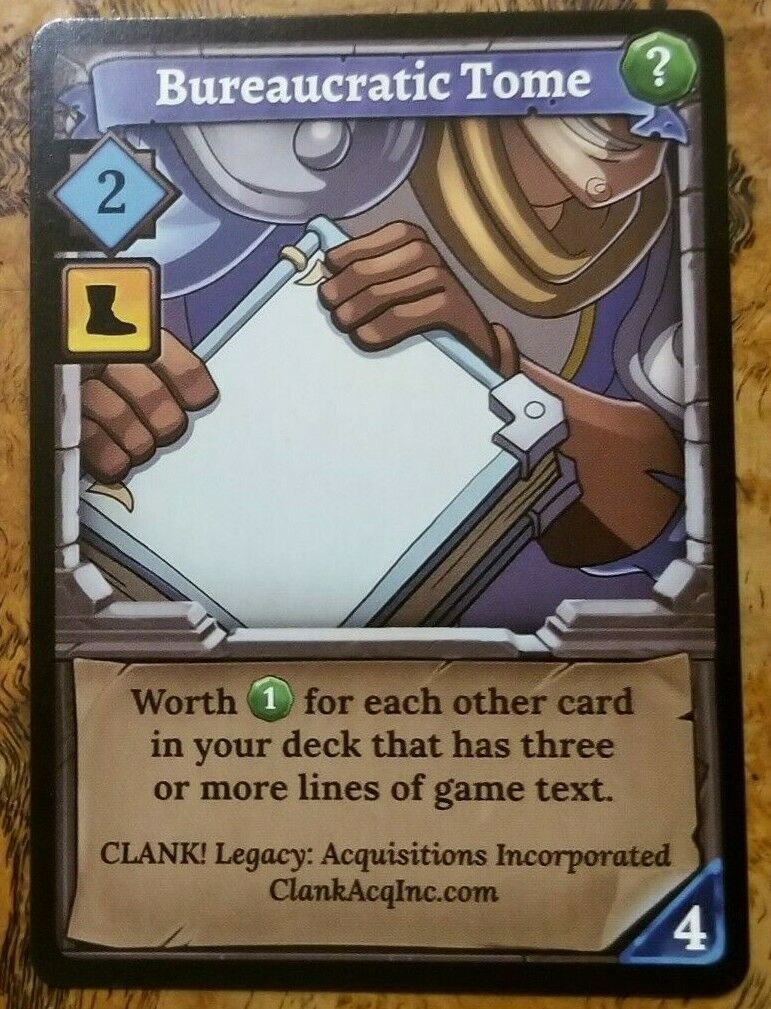 Clank! Legacy: Acquisitions Incorporated – Bureaucratic Tome