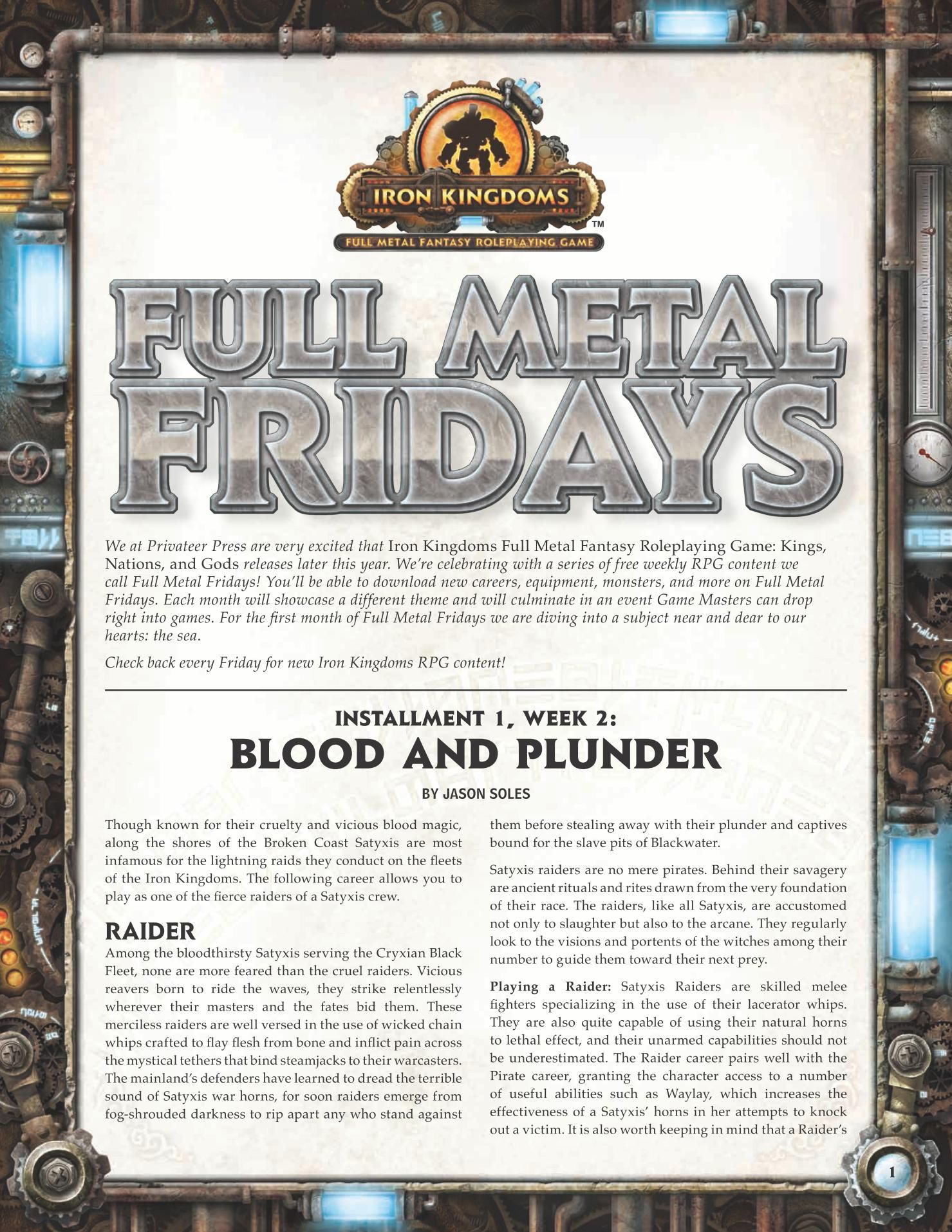 Blood and Plunder box art