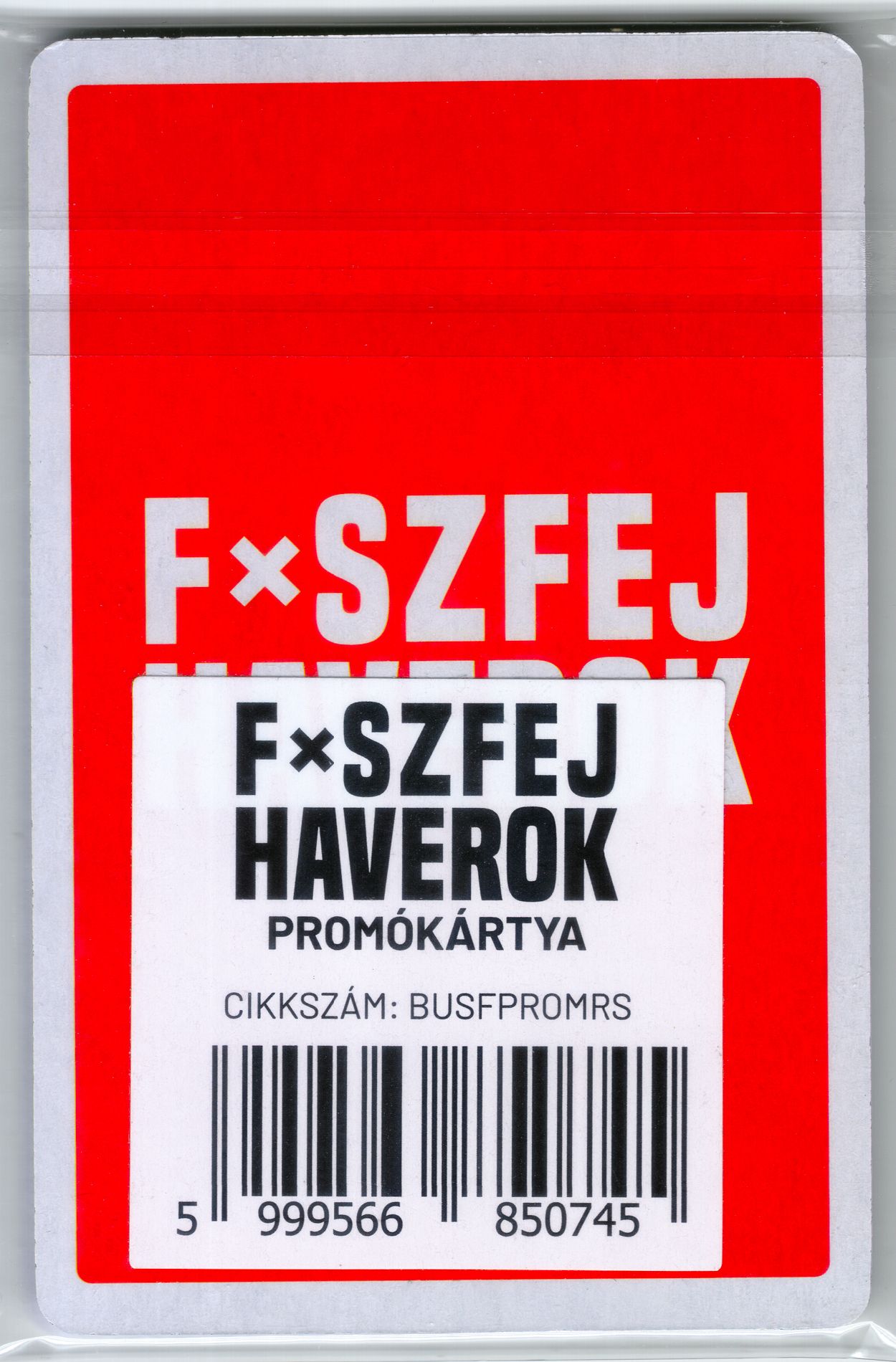 Fxszfej haverok: Promó kártyák