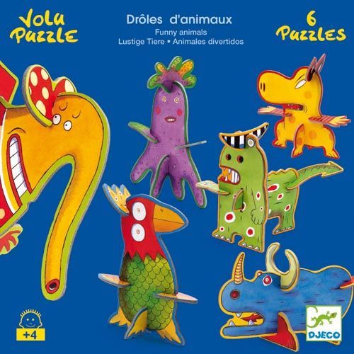 Volu Puzzle: Drôles D'Animaux – Funny Animals doboz