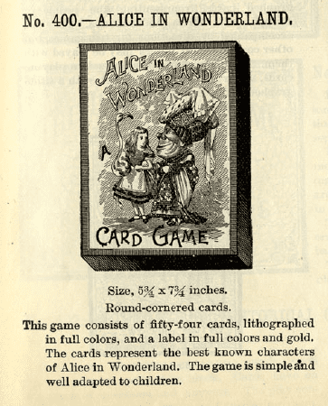 Alice in Wonderland: A Card Game box art