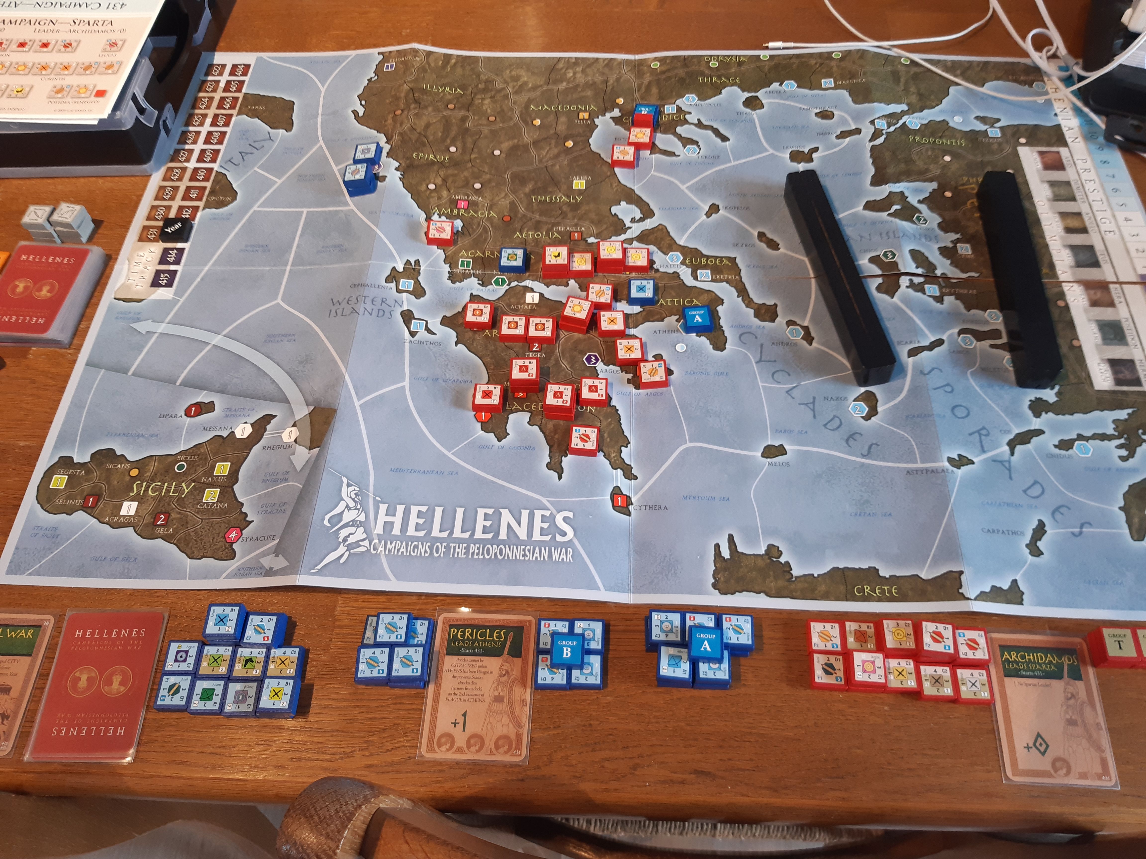 Hellenes: Campaigns of the Peloponnesian War | Image | BoardGameGeek