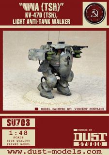 Dust Tactics: KV-47D (TSH) Light Anti-Tank Walker – "Nina"
