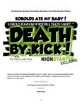 RPG Item: Kobold Random Horrible Death Chart: Death By Kick!