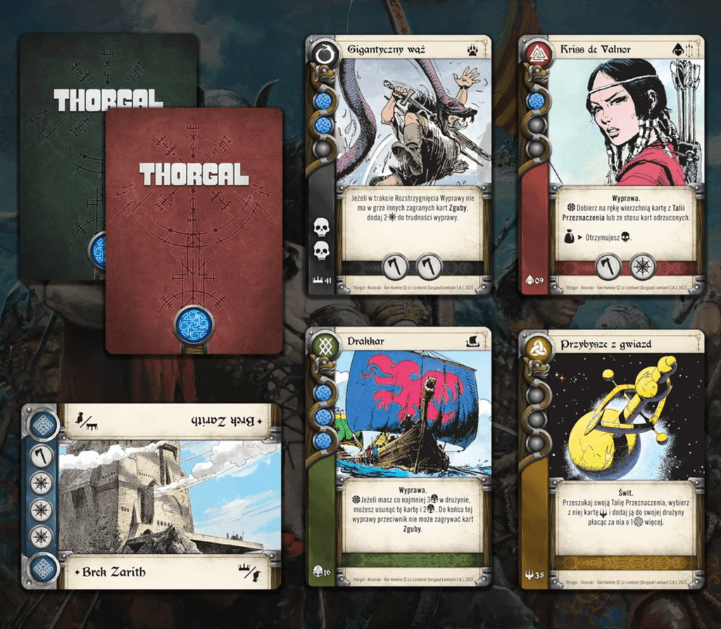 Illustration 1 de Thorgal: The card game