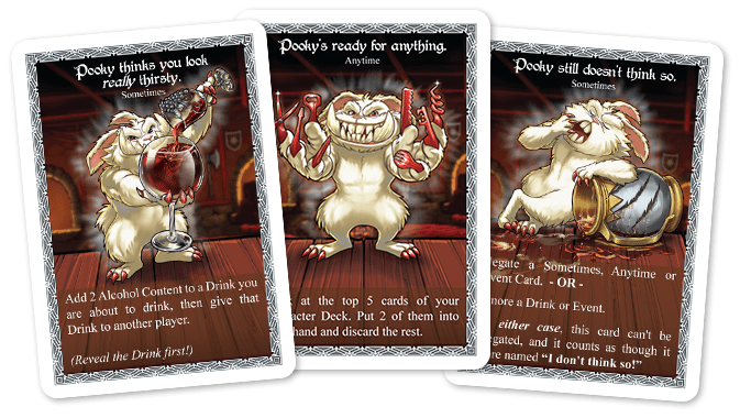 Three Epic Pooky cards