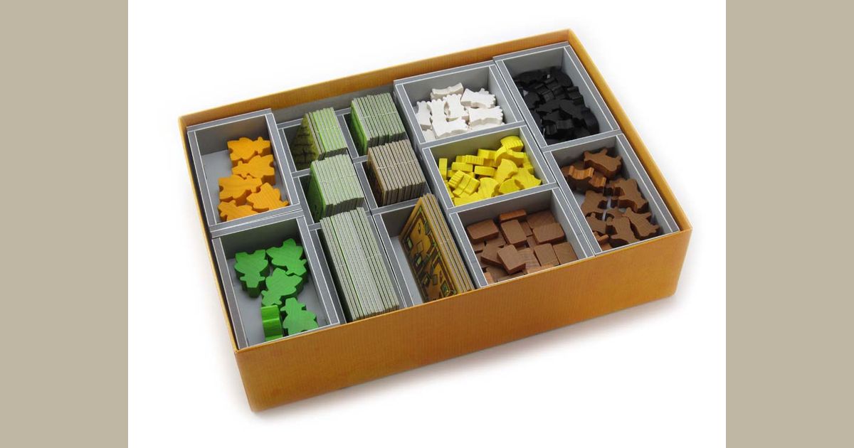 Agricola Family Edition Folded Space Insert Board Game Accessory Boardgamegeek