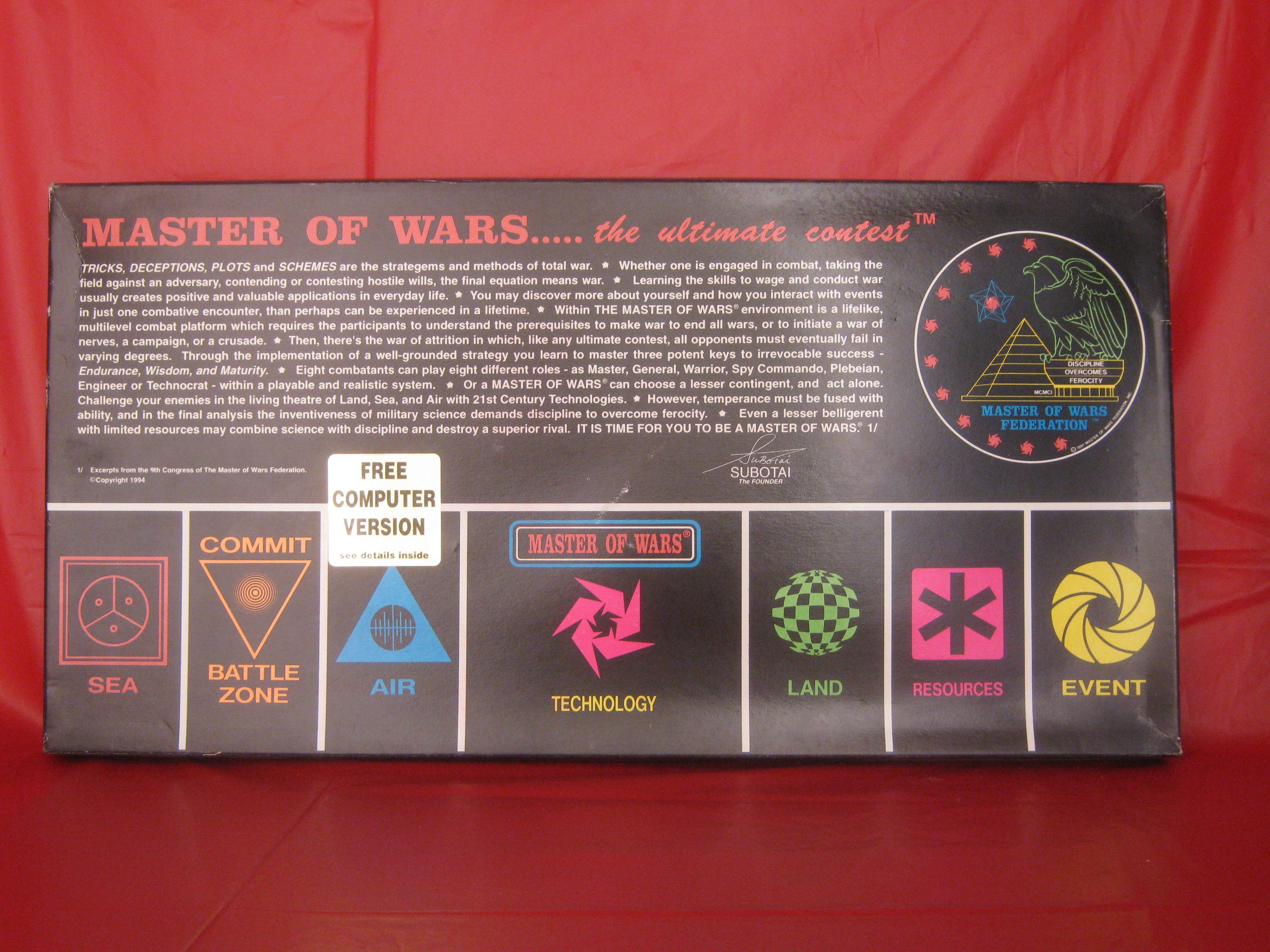Master of Wars cover art