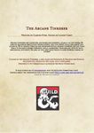 RPG Item: The Arcane Tinkerer