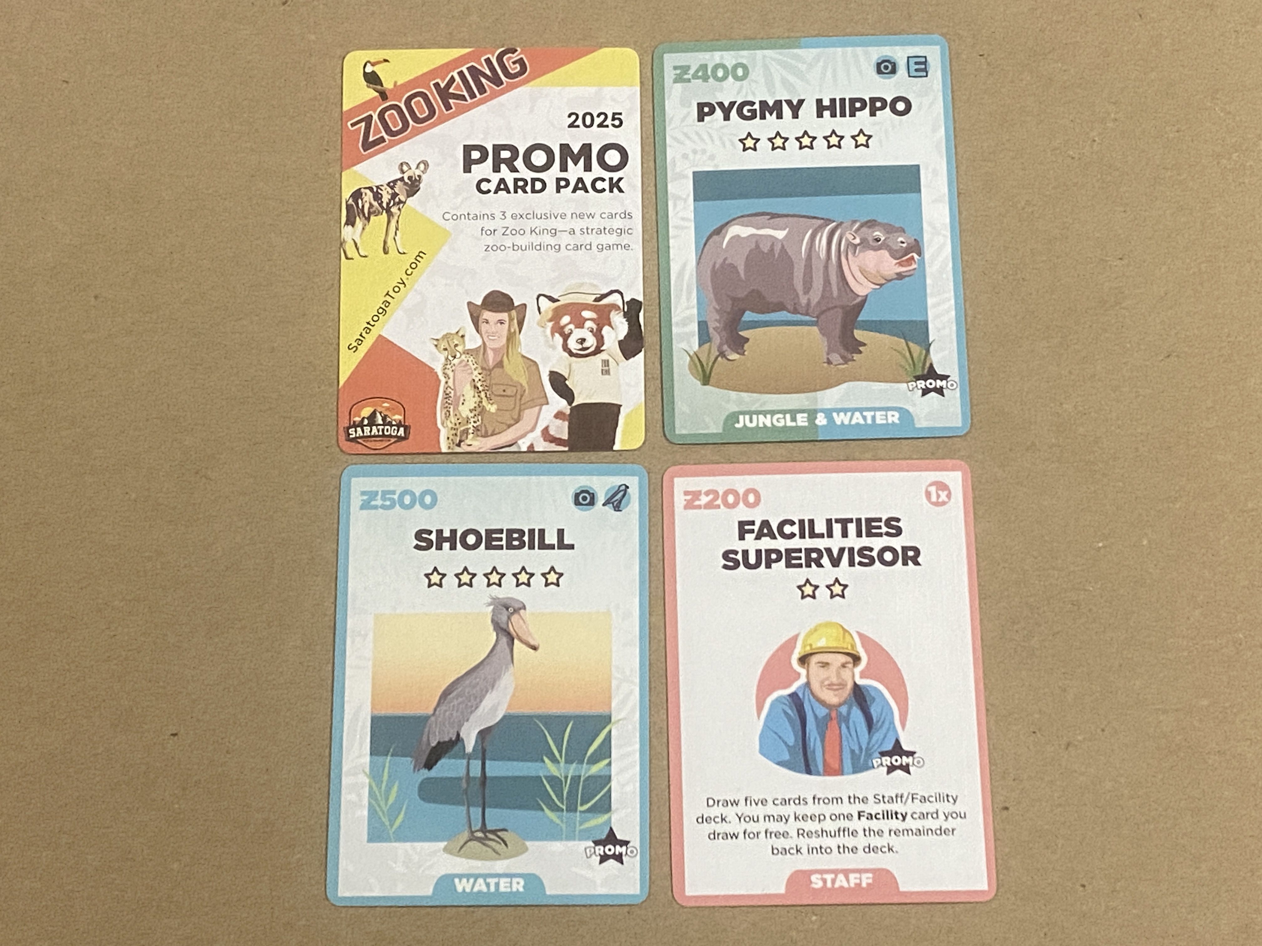Zoo King: Dice Tower Promo Cards
