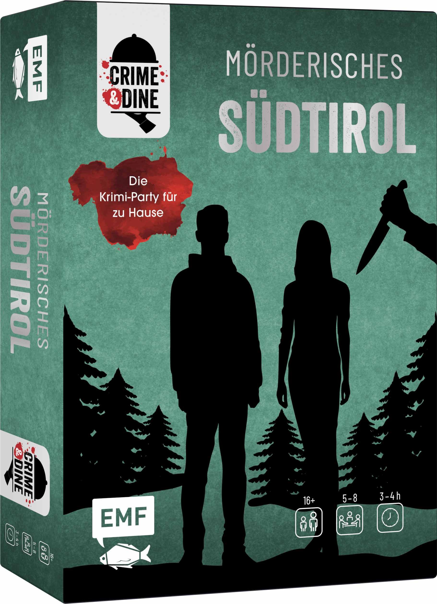 Cover art for Crime & Dine: Das Krimi-Dinner-Set – Mörderisches Südtirol