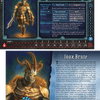 Finalized character mat for the Brute hero class - front and back.
