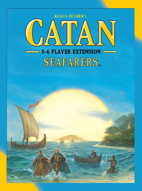 Settlers of Catan Seafarers 5-6 player extension board game expansion NIB 