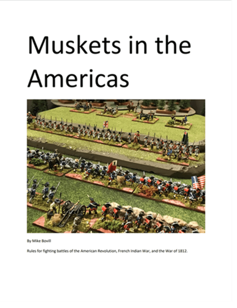 Cover art for Muskets in the Americas