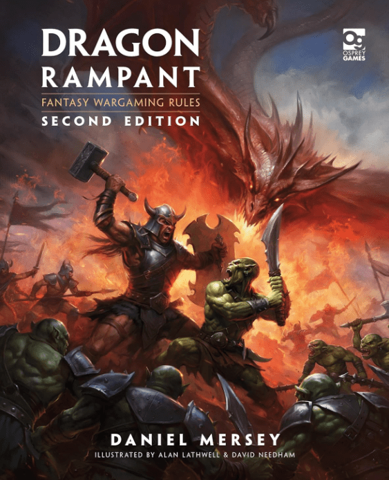 Cover art for Dragon Rampant: Second Edition – Fantasy Wargaming Rules