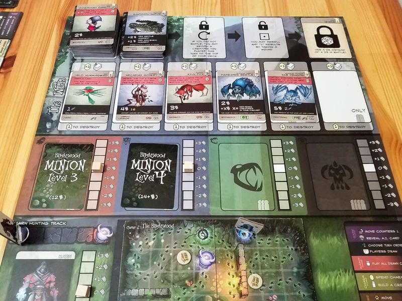 board and cards