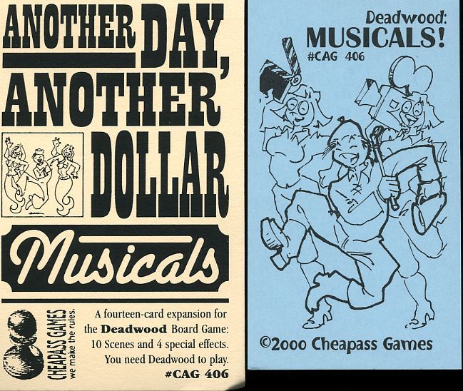 Another Day, Another Dollar: Musicals box art