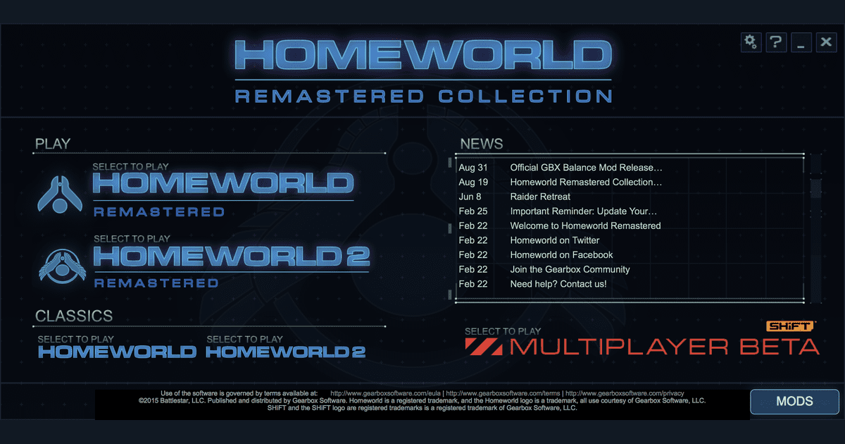 Player selector. Homeworld Remastered моды. Collective Mod.